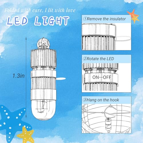 Image of Chinese Paper Lanterns - Pack of 10, 12-Inch Blue /Royal Blue Hanging Lights for Birthday Party Decorations, Ceiling Decor, Rainbow Classroom, Wedding, and Home Party