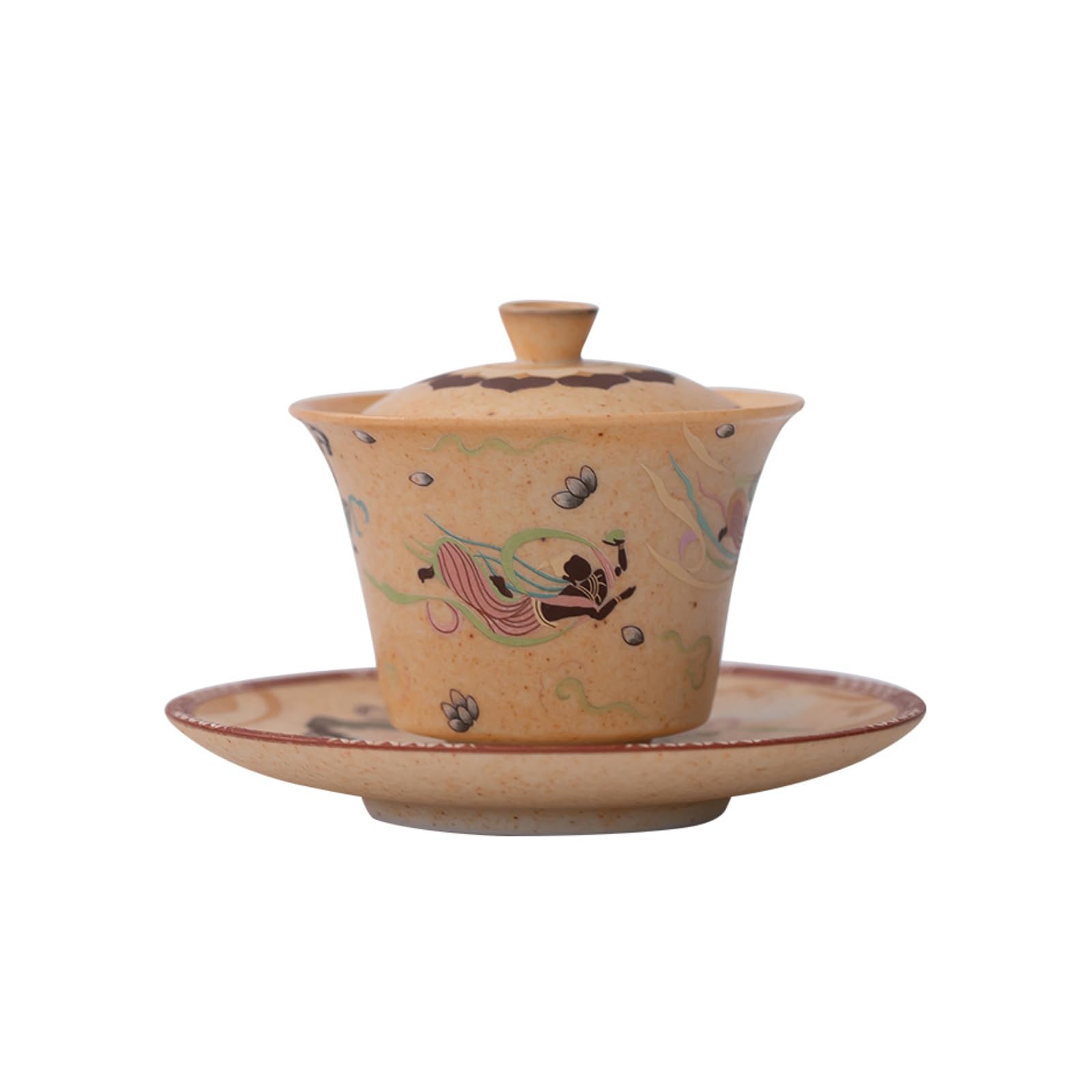 Bol Sancai Gaiwan céramique 140 ml service thé Kung Fu maison