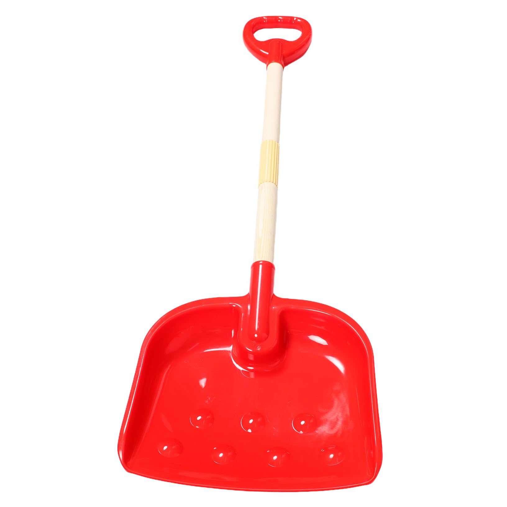 Sosoport Wooden Snow Shovel for Lightweight Plastic Handle for Snow Play Digging and Garden Use Outdoor Tool for Winter and Beach Fun