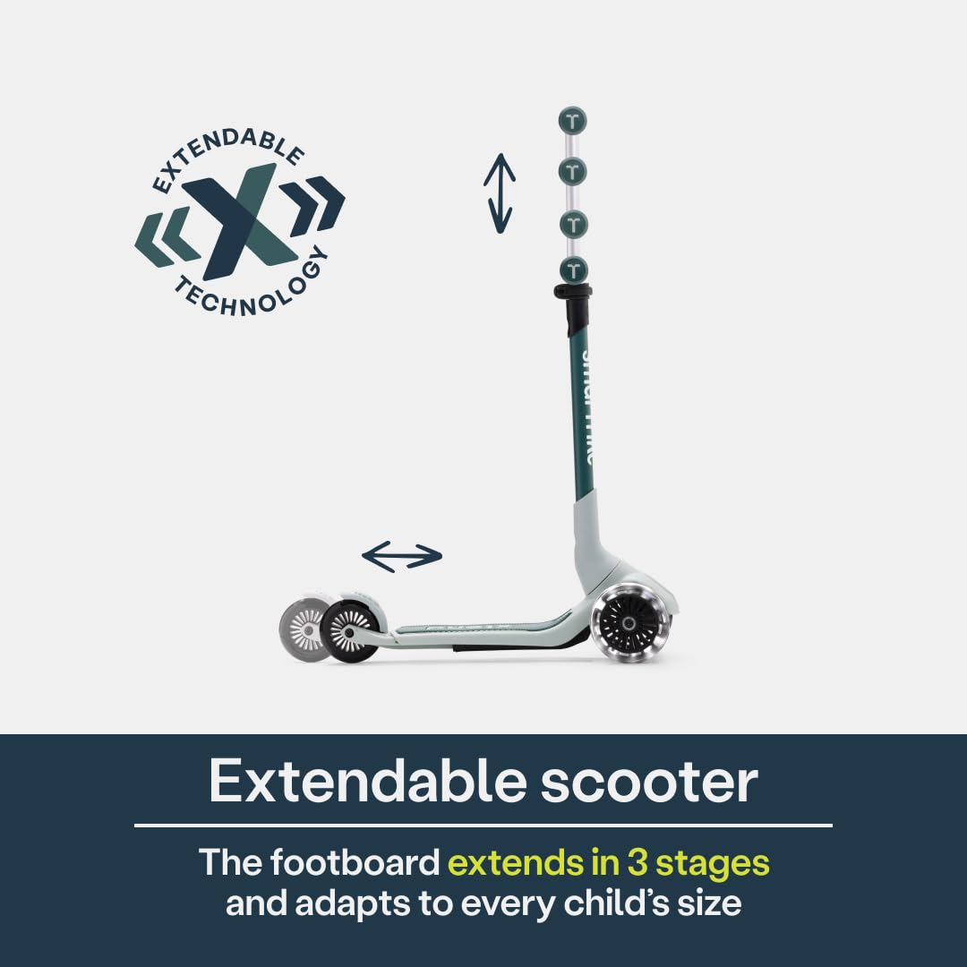 smarTrike Xtend Mini Ride Extendable Footboard Durable Diseño Scooter