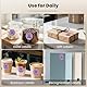 FINDAT Holographische Thermo-Etiketten Rolle Wasserdicht 50 mm Violette Runde Punketiketten Selbstklebend Bedruckbare Vinyl Laser Thermoaufkleber für Logo Design Dank QR DIY 200 Stück