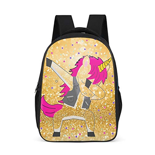 Tenfiveitisme: Mochila Escolar para niña  25  para portátil  diseño de Unicornio Gris