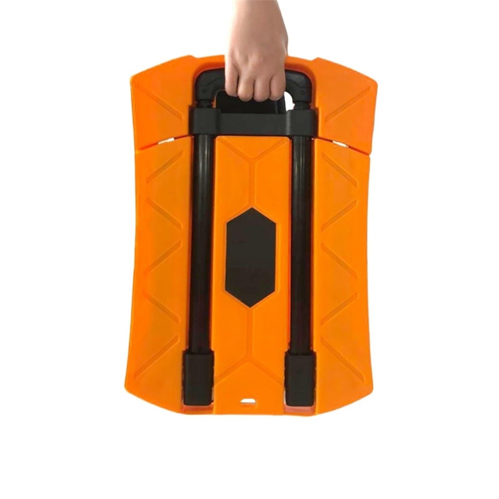 Chariot de remorque pliable 400 kg avec 6 roues pour un déplacement sans effort