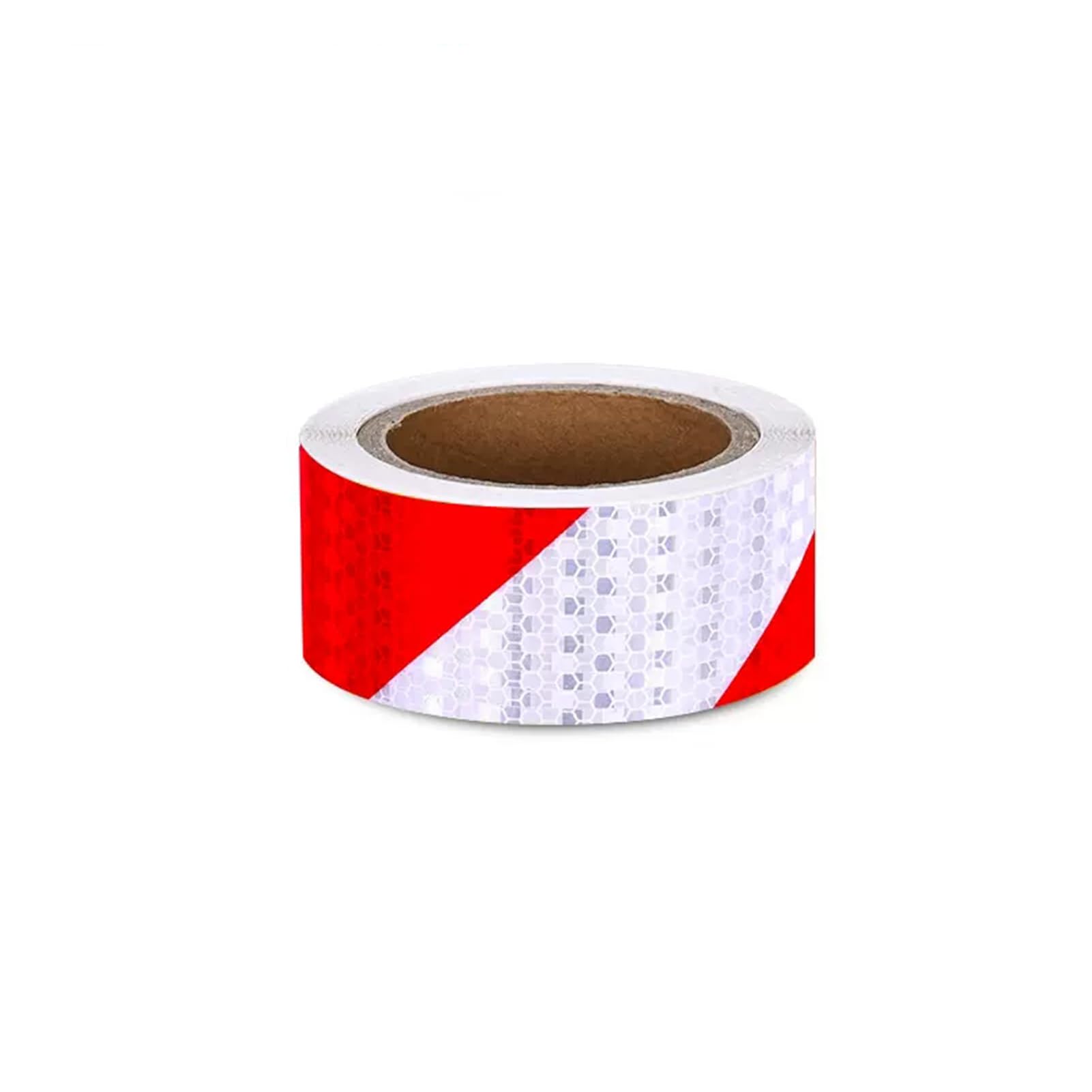 Ruban réfléchissant rouge et blanc 5cm x 3m pour sécurité de remorque et camion