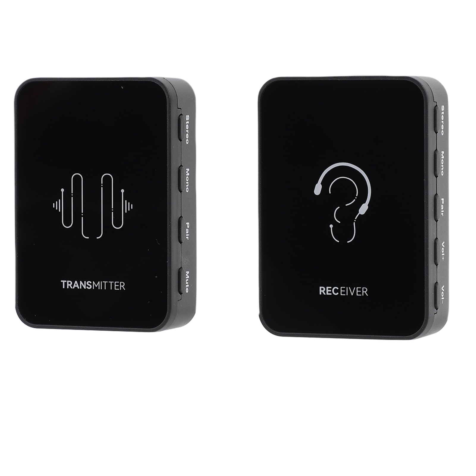 Kavolet Système de Transmission IEM Professionnel sans Fil 2,4 GHz pour Performances en Direct Studio Mono/stéréo Conception Compacte ABSS