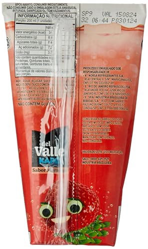 Pack de Kapo Morango 200ml 12 unidades