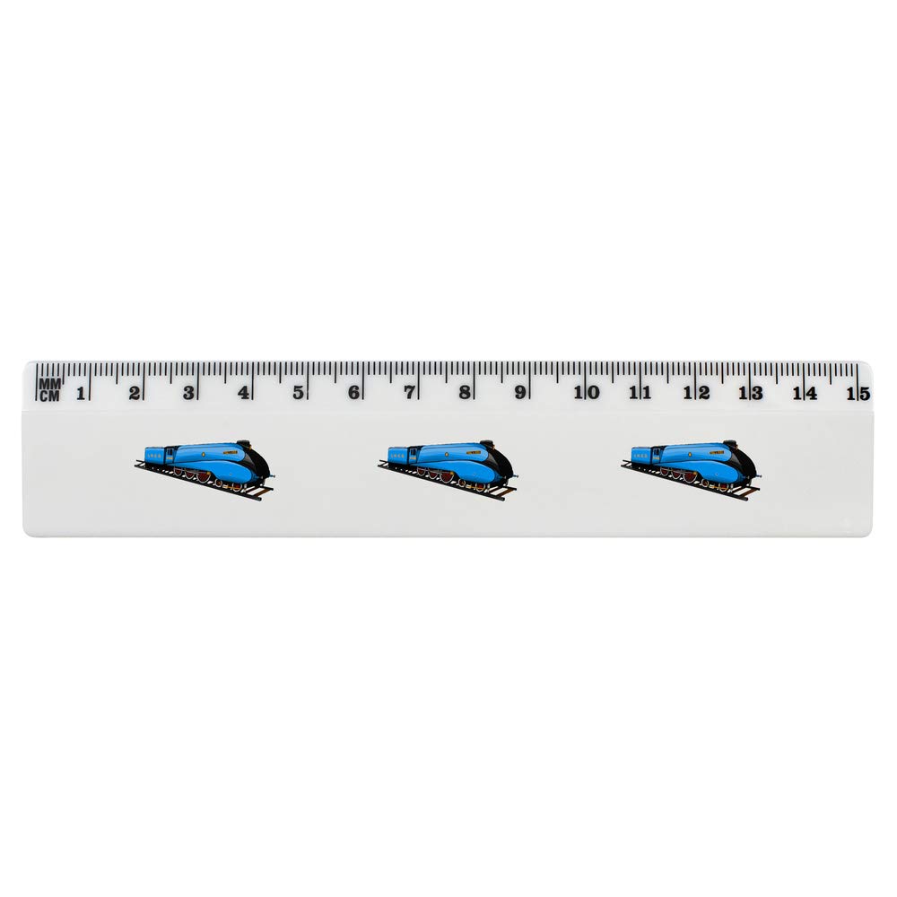 'Mallard Steam Train' 15cm (6 Inch) White Plastic Ruler (RL00041726)