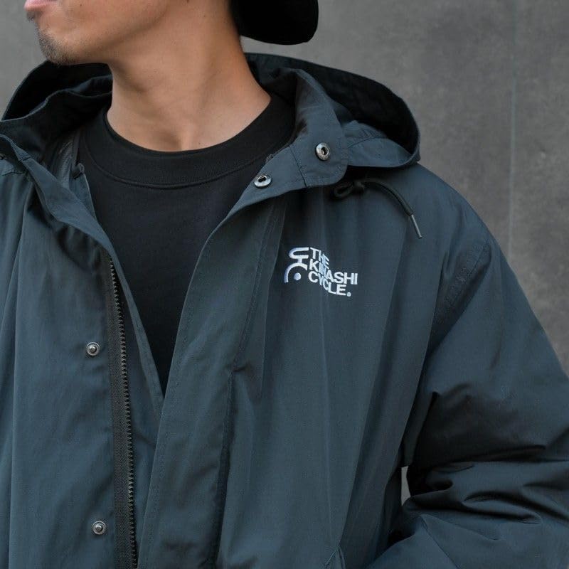 Amazon.co.jp: 木梨サイクル モッズコート ネイビー Mサイズ