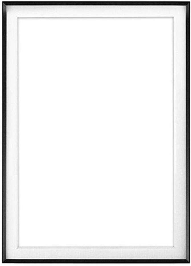 Fineline Picture Frame Color: Black, Size: 8" x 10" Frame/5" x 7" Mat