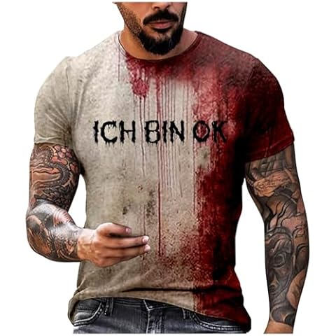 BMKKTOP Men's Horror T-Shirts and Jackets Cover