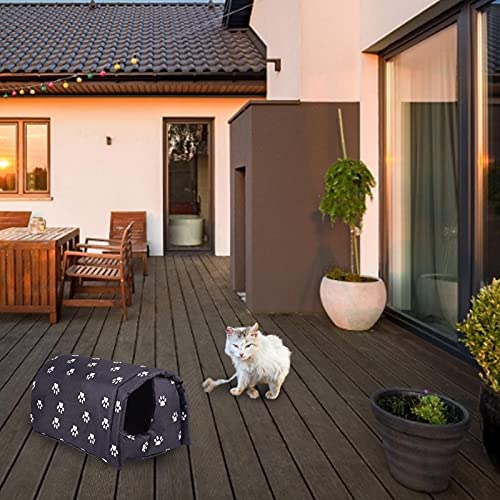 Kattenhuis voor buiten, winterbestendig, veilig voor huisdieren en kleine honden - Image 7