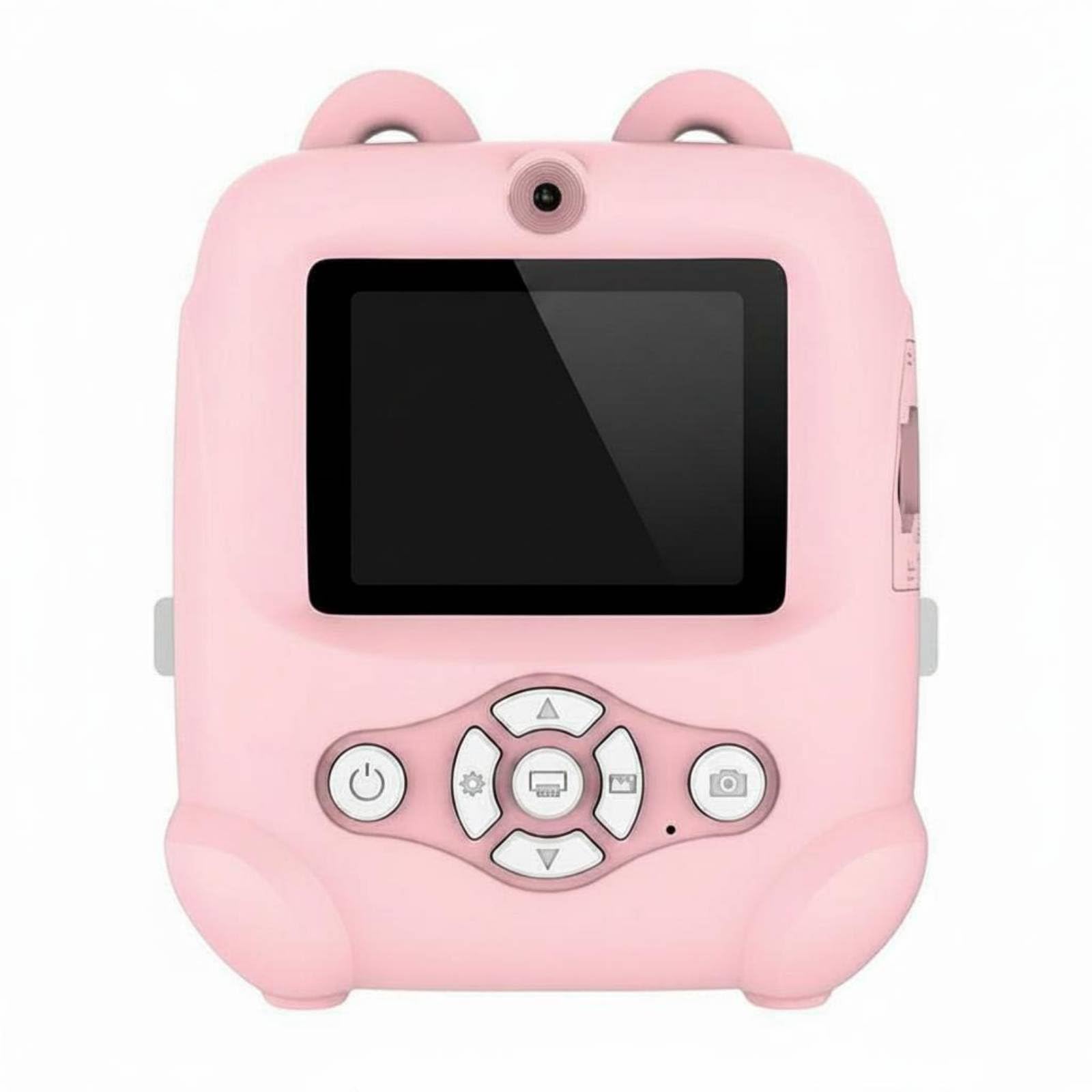 Instant Print Camera Multifunction Thermal Gift Idea Portable Photo Printer for Children, Pink | Cameras Vintage Movie &-image-47