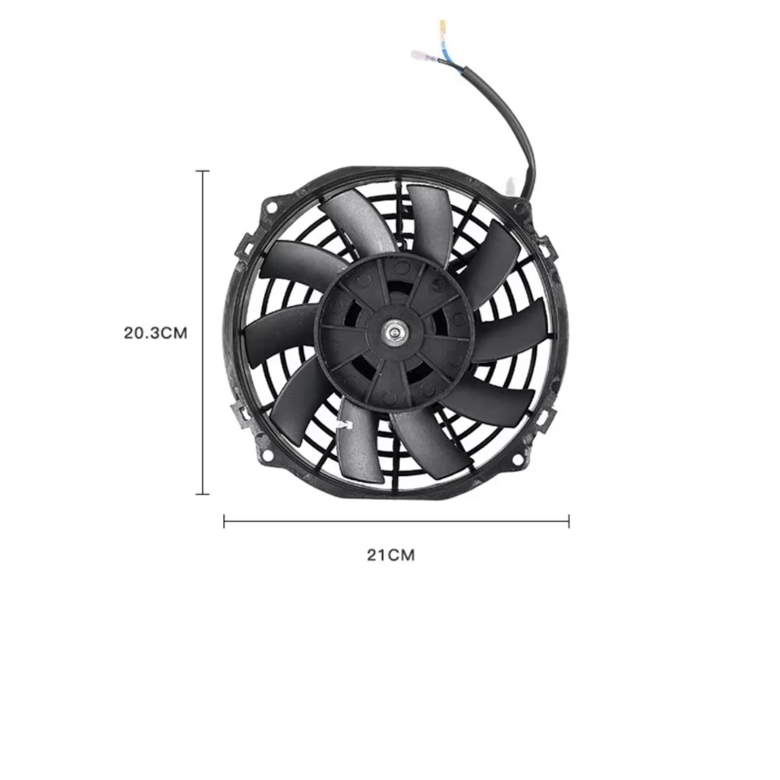 Voiture Ventilateur Radiateur Pour 7 Pouces 12V 80W Kits voiture
