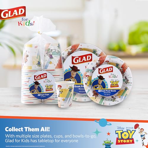 Glad for Kids Disney Pixar Toy Story Disposable Bowls, 12 Oz, 40 Ct, 8-Pk - image 9