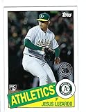 JESUS LUZARDO 2020 Topps Update '85 Topps Throwback Rookie Card RC #85TB31 Oakland Athletics Baseball