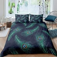 Set di biancheria da letto a tema oceano, 8 pezzi, letto matrimoniale