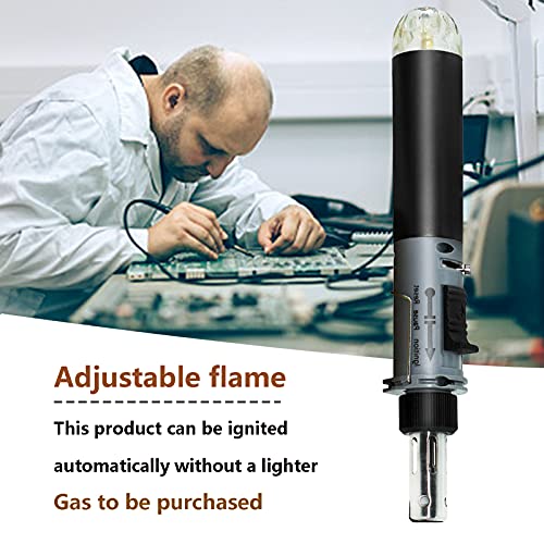 Blantye 12 in 1 Gaslötkolben-Set - Kabelloses Gasbrenner-Kit mit automatischer Zündung für die Schmuckherstellung… – Bild 4