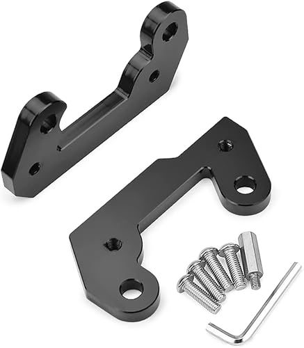 Estriberas para motocicleta Reposapiés trasero ajustable trasero (hacia arriba 0.984 in, atrás 0.512 in) (para vehículo Kawasaki) Z500 NINJA500 Z400