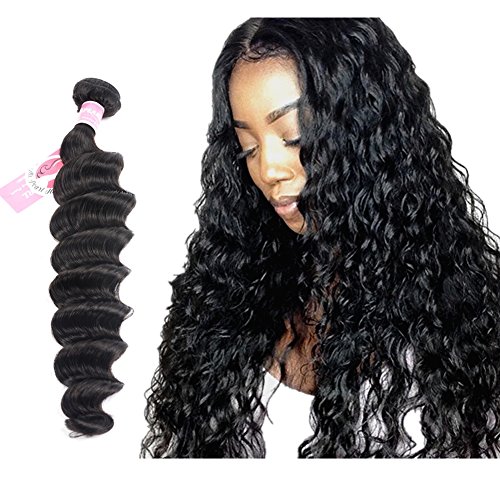 Loose Deep Wave Human Hair Extentions Brazilian Virgin Hair Loose Deep Bundles Single Bundle One Bundle (10)