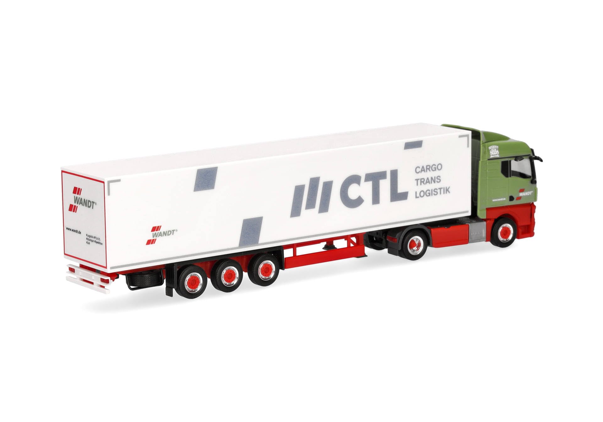 Herpa 321341 | MAN TGX GM Koffer-Sattelzug | Wandt/CTL | 1:87 | Miniaturmodell
