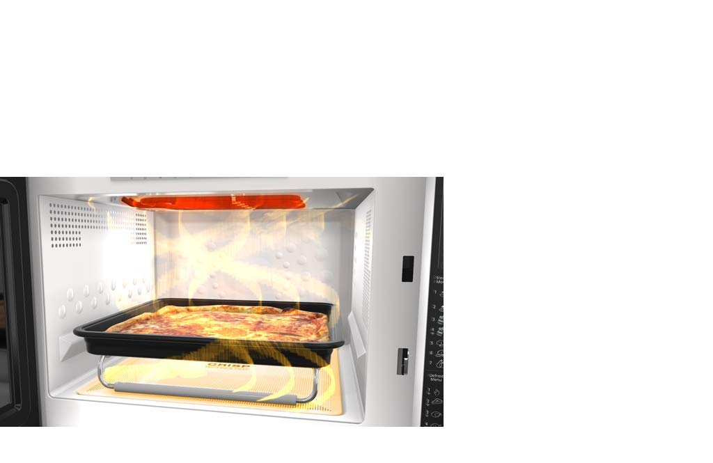 Whirlpool MWF 427 SL- Dimensioni 49,0cm x 42,6cm x 32cm, Forno Microonde 25 Litri Con Potenza 800W Microonde E 1000W Grill. Forno A Microonde Senza Piatto.