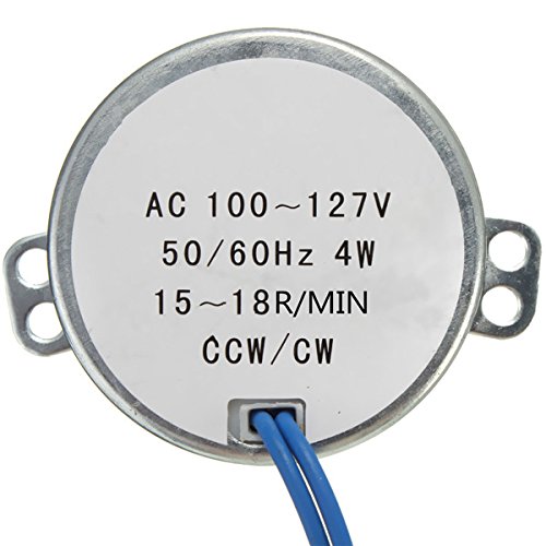 Plattenspieler-Synchronmotor Robust 50 / 60Hz AC100-127V 4W 15-18RPM