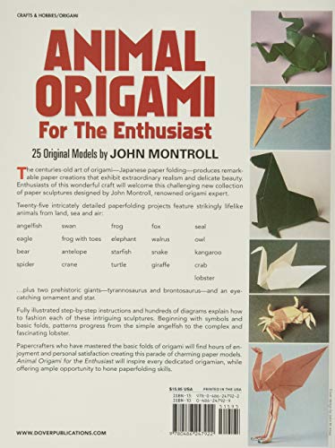 Animal Origami for the Enthusiast: Step-By-Step