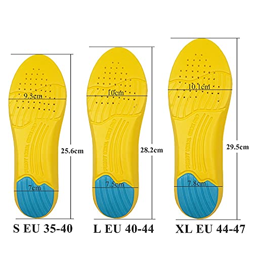 Semelles en gel de silicone taille S 35-40 pour running - 3