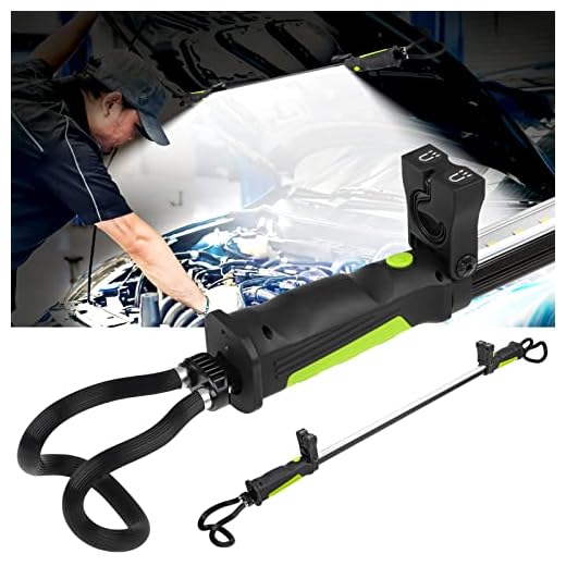 Aaleds Underhood Work Light, 2000LM Super Bright, 5200mAh Rechargeable LED Work lights for Mechanics, Magnetic Automotive Under Hood Light Bar Cordless Touble Light for Car Repairing/Garage/Workshop