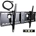 VideoSecu Tilt TV Wall Mount Bracket for Most 37 to 75-Inch LCD LED Plasma Screen Display up to VESA 400X400 684X300 600x400mm with HDMI Cable, Bubble Level MP502B 3KR