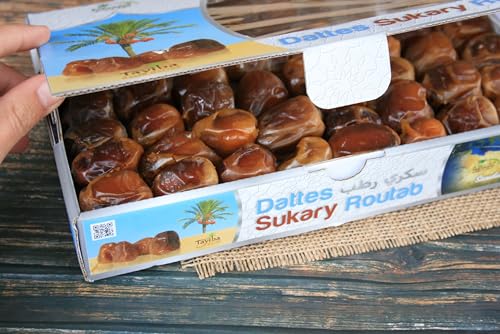 Mercado del Paraíso ➤ Dátiles Sukkari Routab 1,3kg ➤ Dátiles Sukkari naturales, con hueso, sin azúcares añadidos.