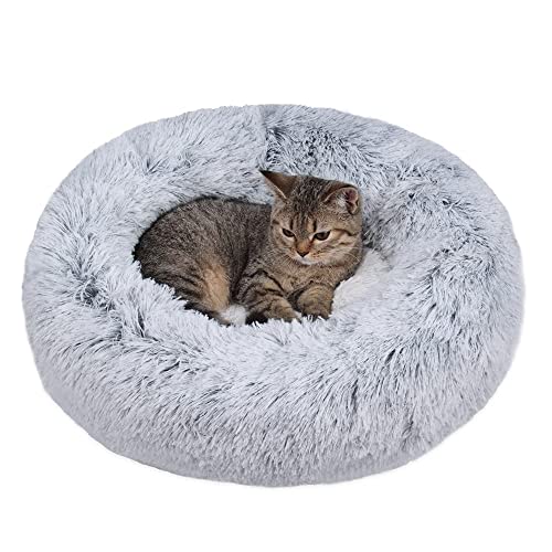 Eidoct Plush Donut Cat Bed