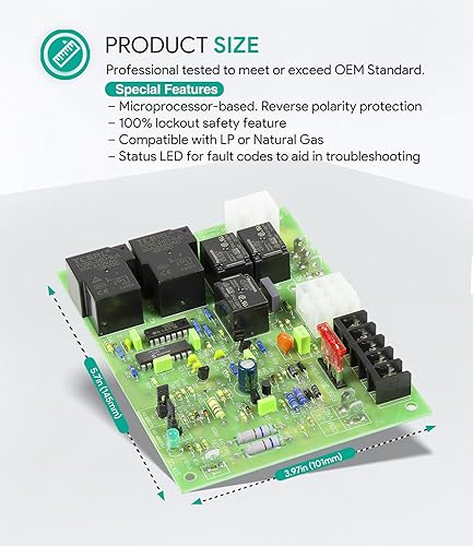 Carte de commande four à gaz S1-7990-319P pour solutionner le blocage ventilation York Evcon
