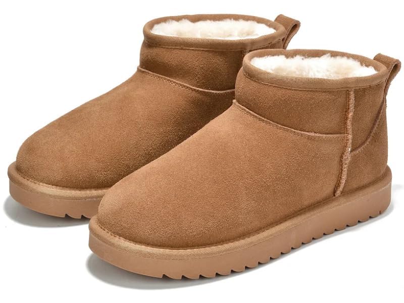 Project Cloud 100% Genuine Leather Ankle Boots for Women - Water Resistant...