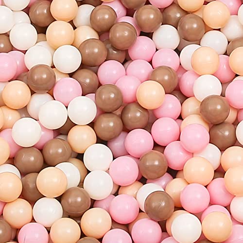 Image of TRENDPLAY Plastic Balls for Ball Pits 2.2 Inch, Pack of 50 100 200 500 Hollow Balls, Perfect for Toddler Baby Pools,Party,Festival Decoration