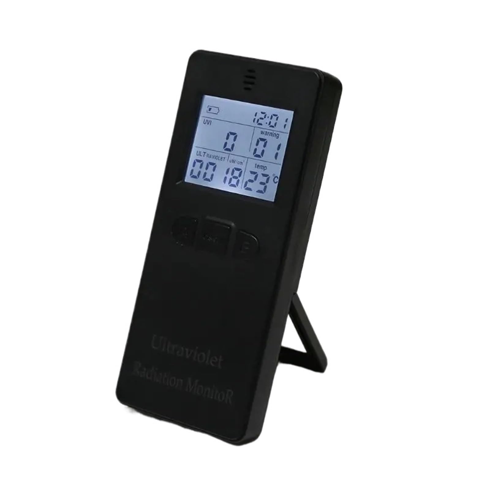 Detector de radiación digital, radiómetro UV, medidor UVI, dosímetro, comprobador y contador con pantalla temperatura Para pruebas ópticas
