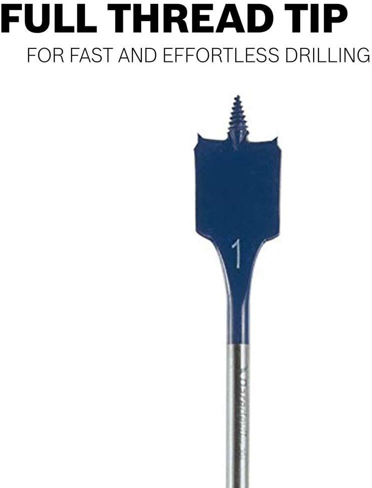 BOSCH DLSB1013 1 in. x 16 in. Daredevil Extended Length Spade Bit