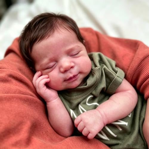 Muñeco Reborn Bebé Niño 18 Pulgadas Realista de Vinilo miniatura 2