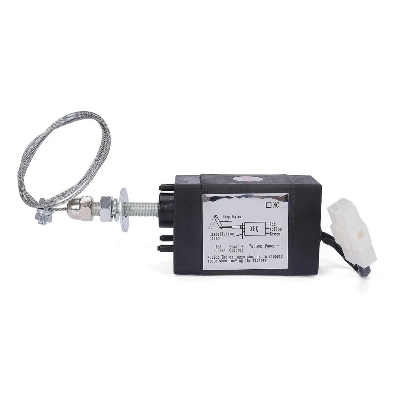 Hdrtcbu Normal Open Solenoid Valve Xhq-Pt-Nc 12V 24V Engine Stop Solenoid Value Generator Accessories Fuel Stop Solenoid