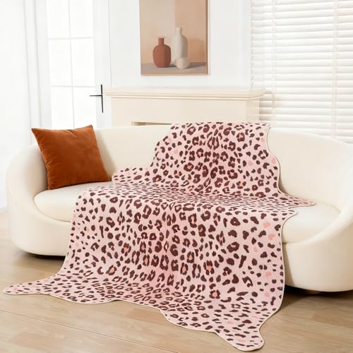 Tapete Decorativo Animal Print Leopardo 140x133 cm miniatura 3