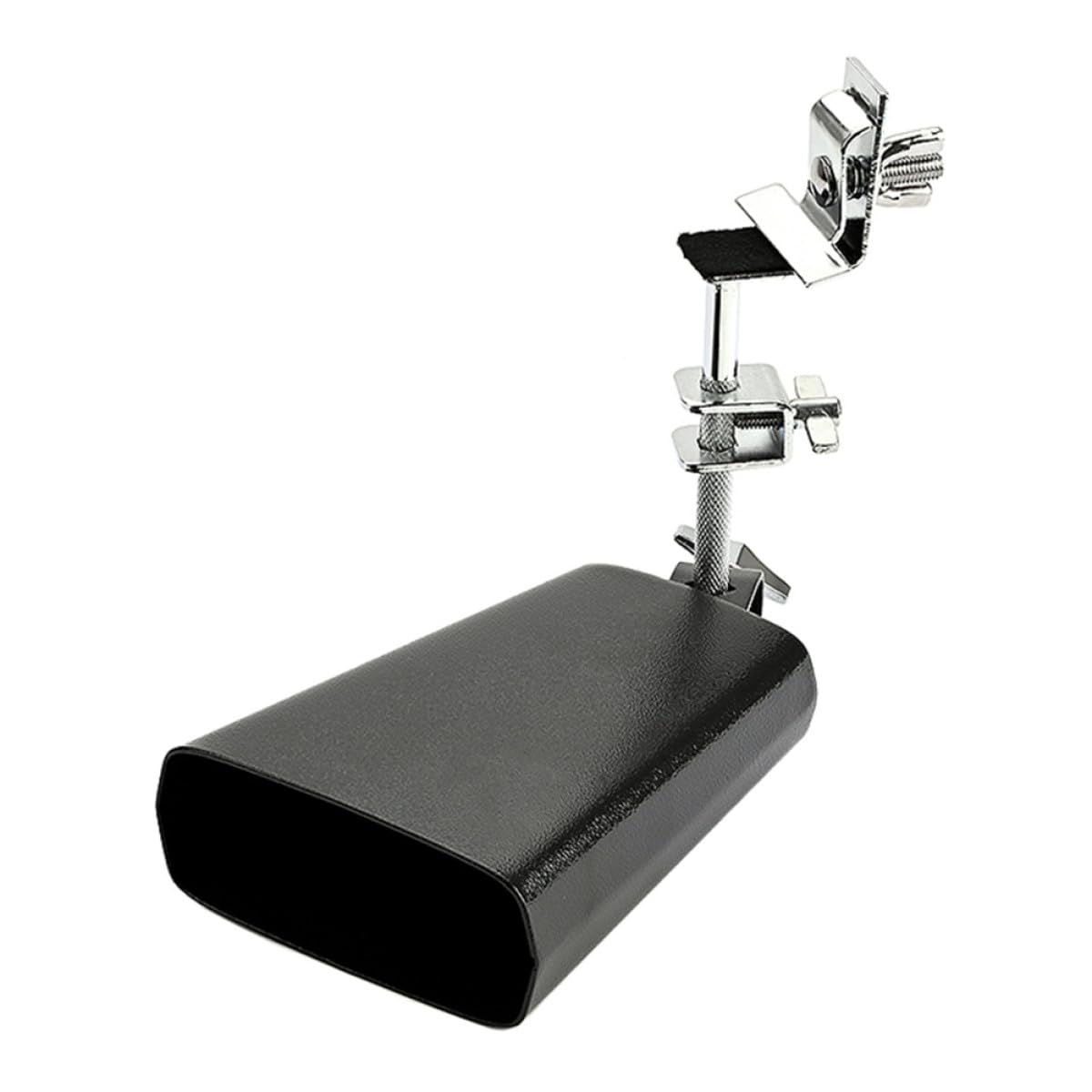 Kit de Cencerro para Batería de Metal Negro, Accesorio Robusto y Seguro para Instrumentos de Percusión, Adecuado para Profesionales y Estudiantes
