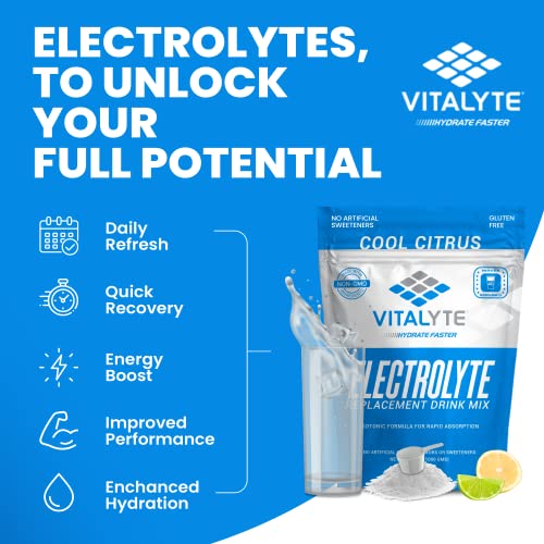 Electrolytes Powder - Isotonic Drink Mix For Energy Boost & Recovery - Hydration Powder To Boost Endurance & Reduce Fatigue With Electrolyte Supplement | Electrolytes Powder Packets - No Maltodextrin #TOP5