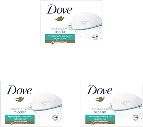 Dove Beauty Cream Bar Sensitive Skin Nemlendirici Krem 90 g 3lü paket