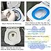 Cat Potty Litter Box Trainer - Kitty Toilet Trainer with 1 Spare Blue Tray Urinal Seat - Easy Train Your Cat to Use The Toilet