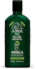 Gel Para Massagem Muscular Com Arnica, Mentol e Salicilato de Metila, Extra Forte, 240g, Proporciona Sensação de Frescor e Conforto