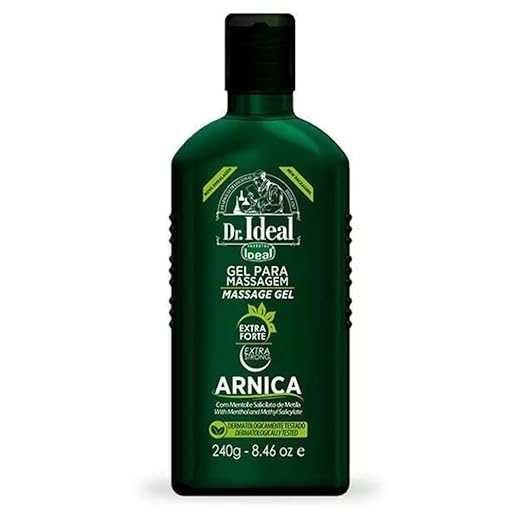 Gel Para Massagem Muscular Com Arnica, Mentol e Salicilato de Metila, Extra Forte, 240g, Proporciona Sensação de Frescor e Conforto.