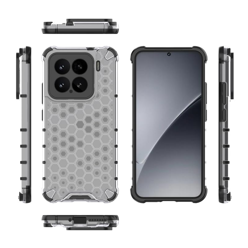 Image of Plastic Bumper Back Case Cover for Xiaomi 15 5G / Mi 15 5G (Transparent)