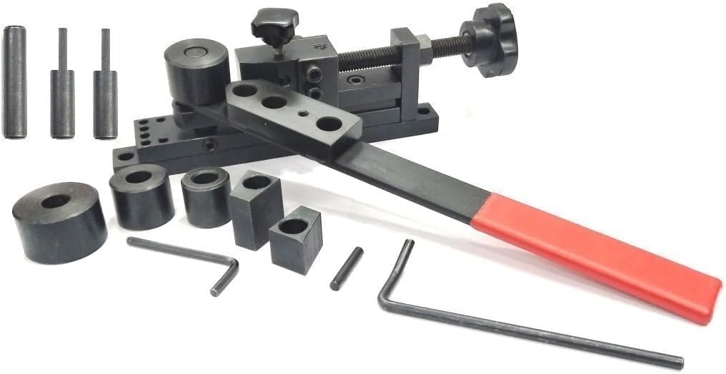 PRESIZE Universal Bending Bender Manual Mounting Bending Machine DIY Metal Machine Curved Wire Bending Steel Plate