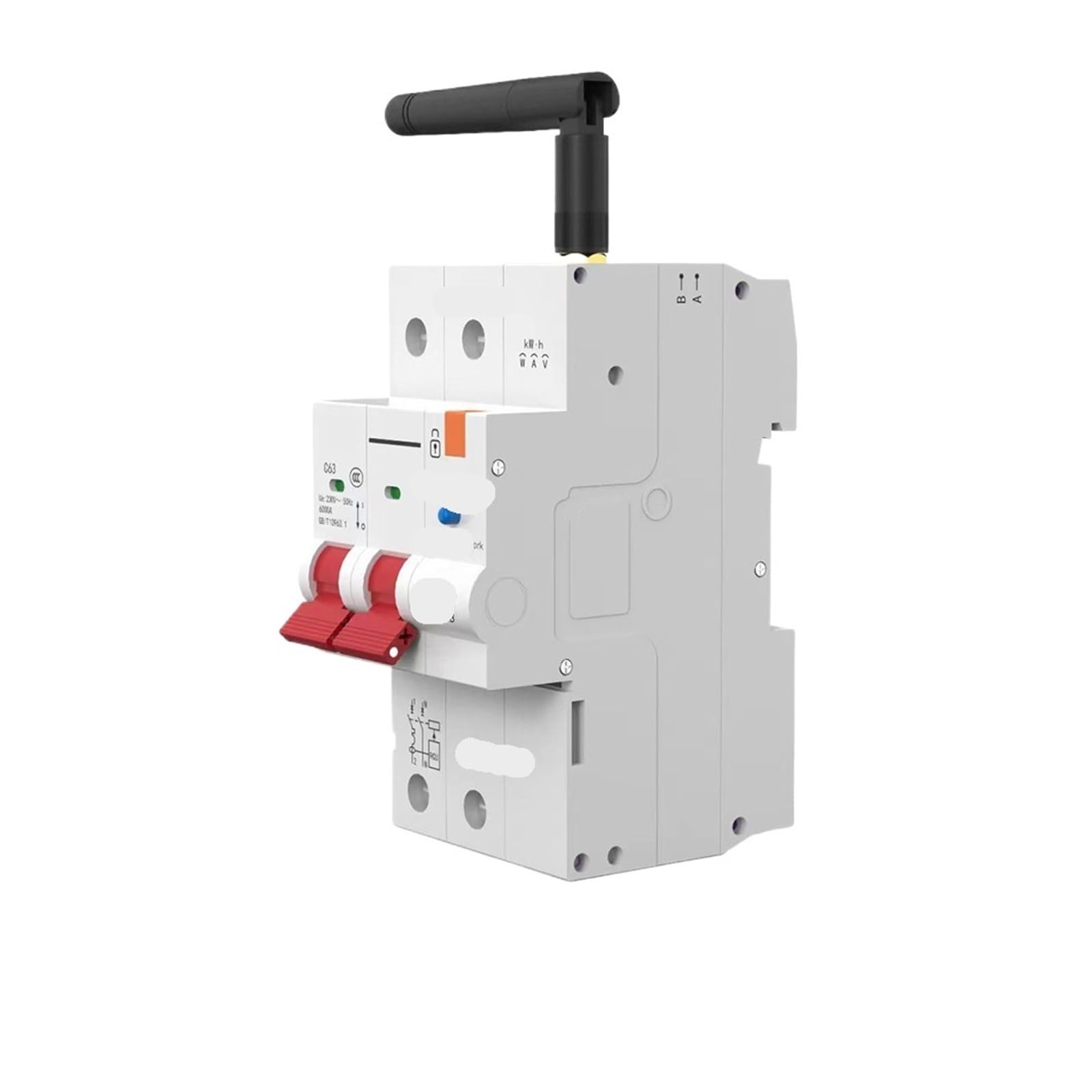 Minuterie de mesure disjoncteur 2P protection surtension sous-tension et surcharge