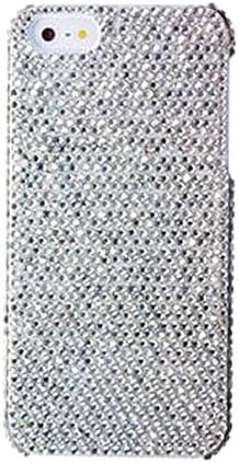 Crystal Icing Select CI1203 Diamond Crystal Case for iPhone 5 - 1 Pack - Retail Packaging - White